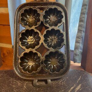 Cast Iron Turks Head Pan Vintage